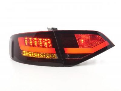 Led takavalot Audi A4 B8 8K Sedan vm.07-11, puna/musta, FK-Automotive