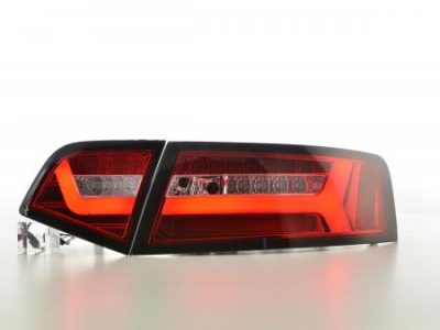 Led takavalot Audi A6 4F Sedan vm.08-11, punainen/kirkas, FK-Automotive