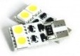 Led polttimot, 4 Smd Led, valkoinen, canbus(1-pari)