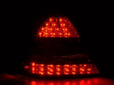 Led takavalot Mercedes C-srj W203 Sedan vm.05-07, puna/musta, FK-Automotive