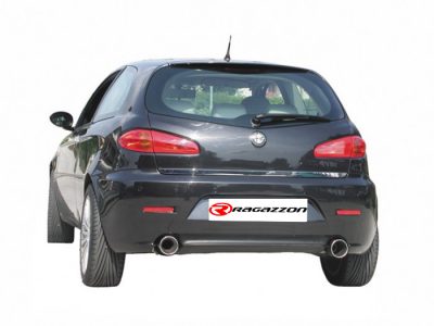 Keskiputki, ruostumaston teräs Alfa Romeo 147 Nuova 1.6 16V (77/88kW) - 2.0 16V (110kW) - 2.0 Selespeed dal 11/2006-, Ragazzon