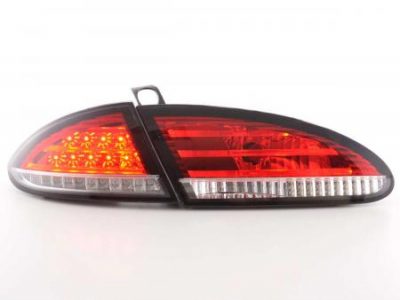 Led takavalot Seat Leon 1P vm.05-09, punainen/kirkas, FK-Automotive