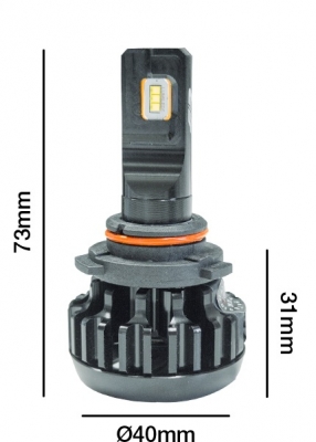 Led polttimot HB3 30W, 6000K