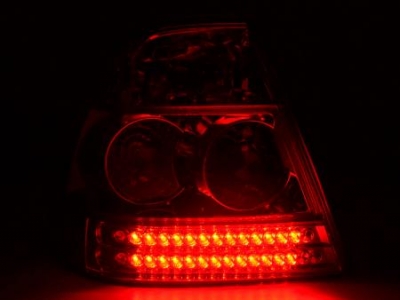 Led takavalot Toyota Corolla sedan E12 vm.02-04, punainen, FK-Automotive