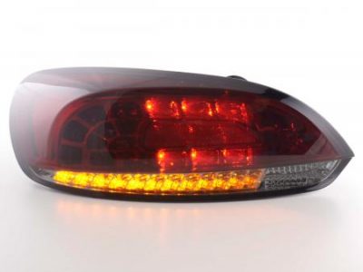 Led takavalot VW Scirocco 3 13 vm.08-, puna/musta, FK-Automotive