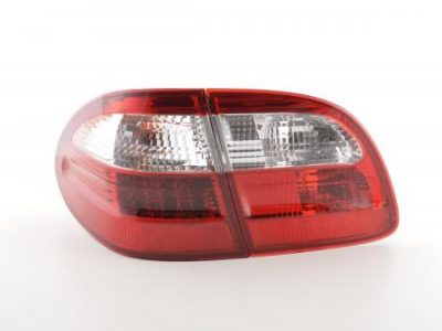 Led takavalot Mercedes E-srj Kombi (210) vm.99-03, punainen/kirkas, FK-Automotive