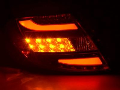 Led takavalot Mercedes C-srj W204 vm.07-11, punainen /kirkas, FK-Automotive