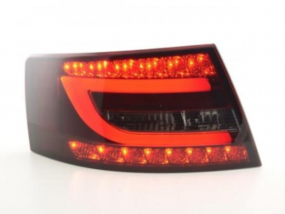 Led takavalot Audi A6 Sedan (4F) vm.04-08, puna/musta, FK-Automotive