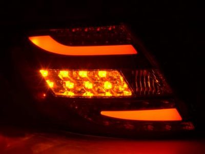 Led takavalot Mercedes C-srj W204 vm.07-11, musta, FK-Automotive