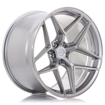 Vanne Japan Racing CVR2 19x8,5 5x120 35 Brushed Titanium