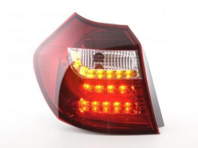 Led takavalot BMW 1-srj E87/E81 3/5-ov vm.04-06, puna/kirkas, FK-Automotive