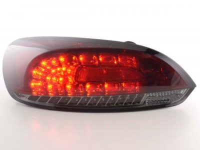 Led takavalot VW Scirocco 3 13 vm.08-, puna/musta, FK-Automotive