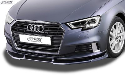 Etuspoileri Audi A3 8V, 8VA Sportback, 8VS Sedan, 8V7 cabrio (Facelift vm.2016-) etusplitteri, RDX