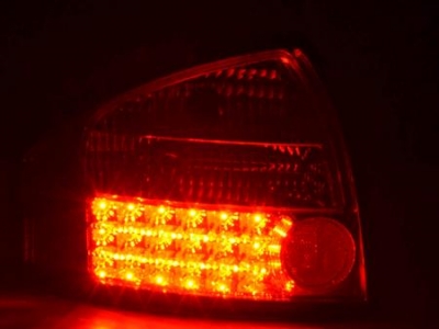 Led takavalot Audi A6 Sedan 4B vm.97-03, puna/kirkas, FK-Automotive