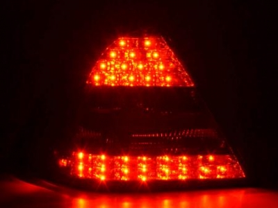 Led takavalot Mercedes C-srj W203 Sedan vm.01-04, musta, FK-Automotive