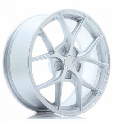 Vanne Japan Racing SL01 17" ET 20-45 jako 5x100-120 Matta hopea