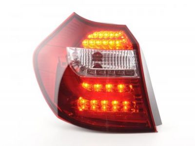 Led takavalot BMW 1-srj E87/E81 3/5-ov vm.04-06, puna/kirkas, FK-Automotive