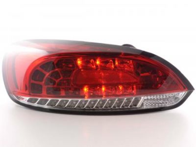 Led takavalot VW Scirocco 3 13 vm.08-, punainen/kirkas, FK-Automotive