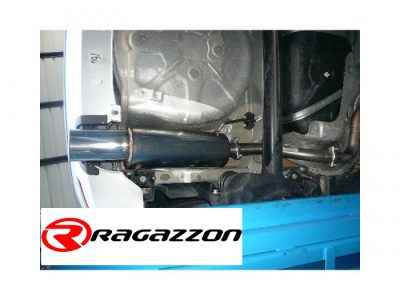 Metallinen katalysaattori + keskivaimennin, ruostumaton teräs, 60mm Fiat Grande Punto + Punto Evo (typ199) Evo 1.4 Turbo Multiair (99kW) vm.10/2009-, Ragazzon