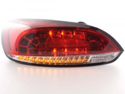 Led takavalot VW Scirocco 3 13 vm.08-, punainen/kirkas, FK-Automotive