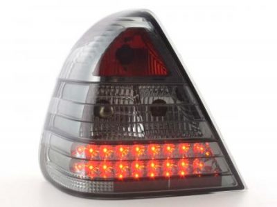 Led takavalot Mercedes C-srj W202 vm.96-00, musta, FK-Automotive