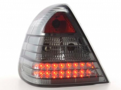 Led takavalot Mercedes C-srj W202 vm.96-00, musta, FK-Automotive