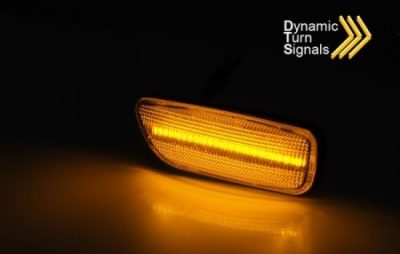 Dynaaminen led sivuvilkku Volvo S60, S80, V70 II, XC90, musta