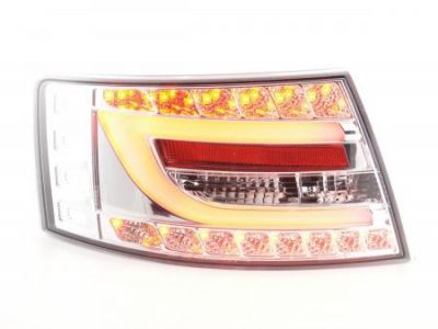 Led takavalot Audi A6 Sedan (4F) vm.04-08, kromi, FK-Automotive