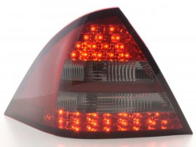 Led takavalot Mercedes C-srj W203 Sedan vm.05-07, puna/musta, FK-Automotive