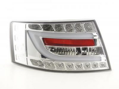 Led takavalot Audi A6 Sedan (4F) vm.04-08, kromi, FK-Automotive