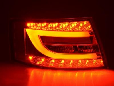 Led takavalot Audi A6 Sedan (4F) vm.04-08, kromi, FK-Automotive