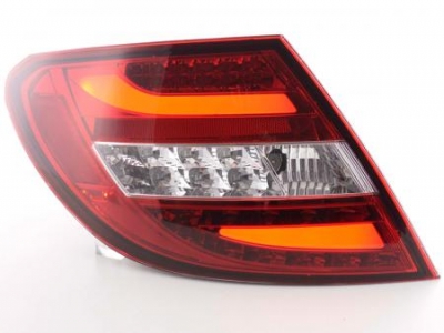 Led takavalot Mercedes C-srj W204 vm.2011-, punainen/kirkas, FK-Automotive