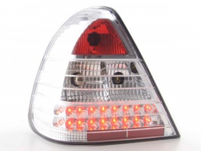 Led takavalot Mercedes C-srj W202 vm.96-00, kromi, FK-Automotive