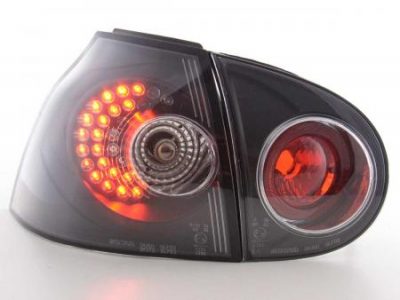 Led takavalot VW Golf 5 1K vm.2003-2008, musta, FK-Automotive