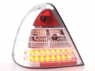 Led takavalot Mercedes C-srj W202 vm.96-00, kromi, FK-Automotive