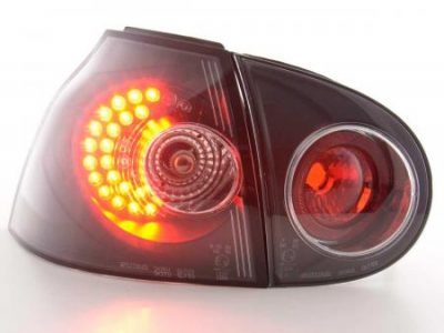 Led takavalot VW Golf 5 1K vm.2003-2008, musta, FK-Automotive