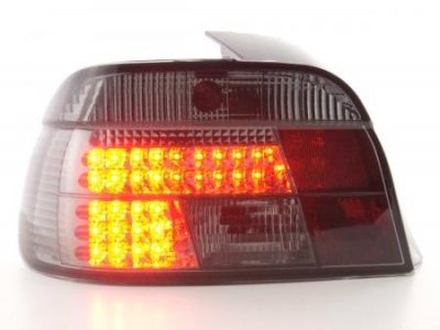 Led takavalot BMW 5-srj E39 Sedan vm.95-00, musta, FK-Automotive