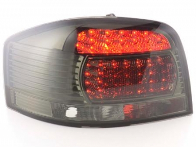 Led takavalot Audi A3 8P vm.03-07, musta, FK-Automotive