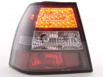 Led takavalot VW Bora 1J vm.98-03, kirkas/musta, FK-Automotive