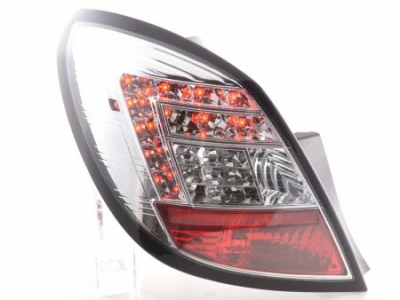 Led takavalot Opel Corsa D 5-ov vm.06-10, kromi, FK-Automotive