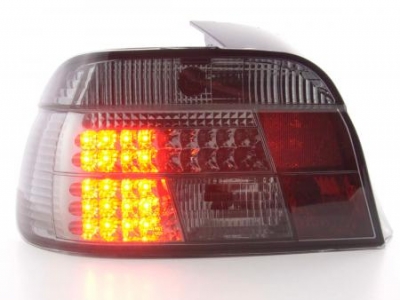 Led takavalot BMW 5-srj E39 Sedan vm.95-00, musta, FK-Automotive