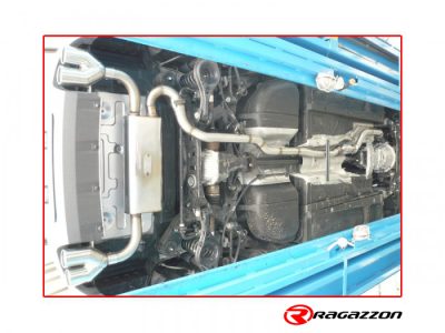 Katalysaattori + ruostumattomasta teräksestä valmistettu etuputki joutopalalla Hyundai Genesis Coupè 2.0 Turbo (156kW) vm.2009-, Ragazzon