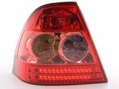 Led takavalot Toyota Corolla sedan E12 vm.02-04, punainen, FK-Automotive