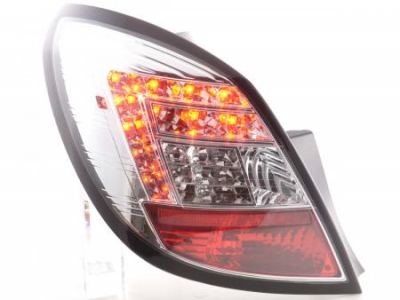 Led takavalot Opel Corsa D 5-ov vm.06-10, kromi, FK-Automotive