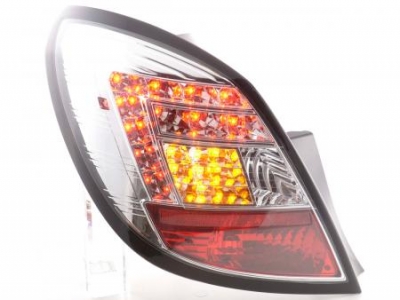 Led takavalot Opel Corsa D 5-ov vm.06-10, kromi, FK-Automotive