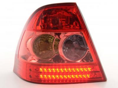 Led takavalot Toyota Corolla sedan E12 vm.02-04, punainen, FK-Automotive