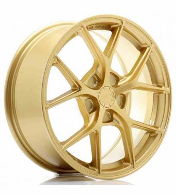 Vanne Japan Racing SL01 17" ET 20-45 jako 5x100-120 Gold