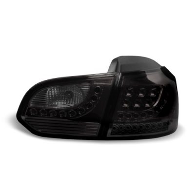 Takavalot VW Golf 6 vm.08-12, LED, musta , JOM