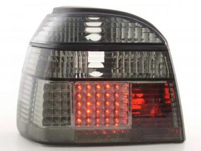 Led takavalot VW Golf 3 1HXO vm.92-97, musta, FK-Automotive