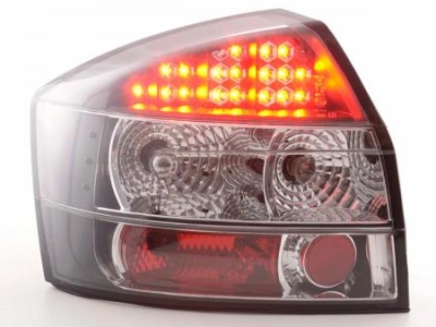 Led takavalot Audi A4 Sedan 8E vm.01-04, musta, FK-Automotive